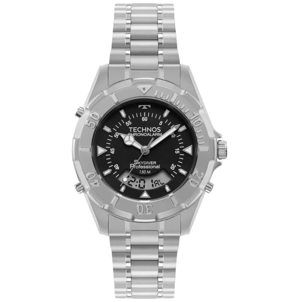 Technos Masculino Skydiver Prateado