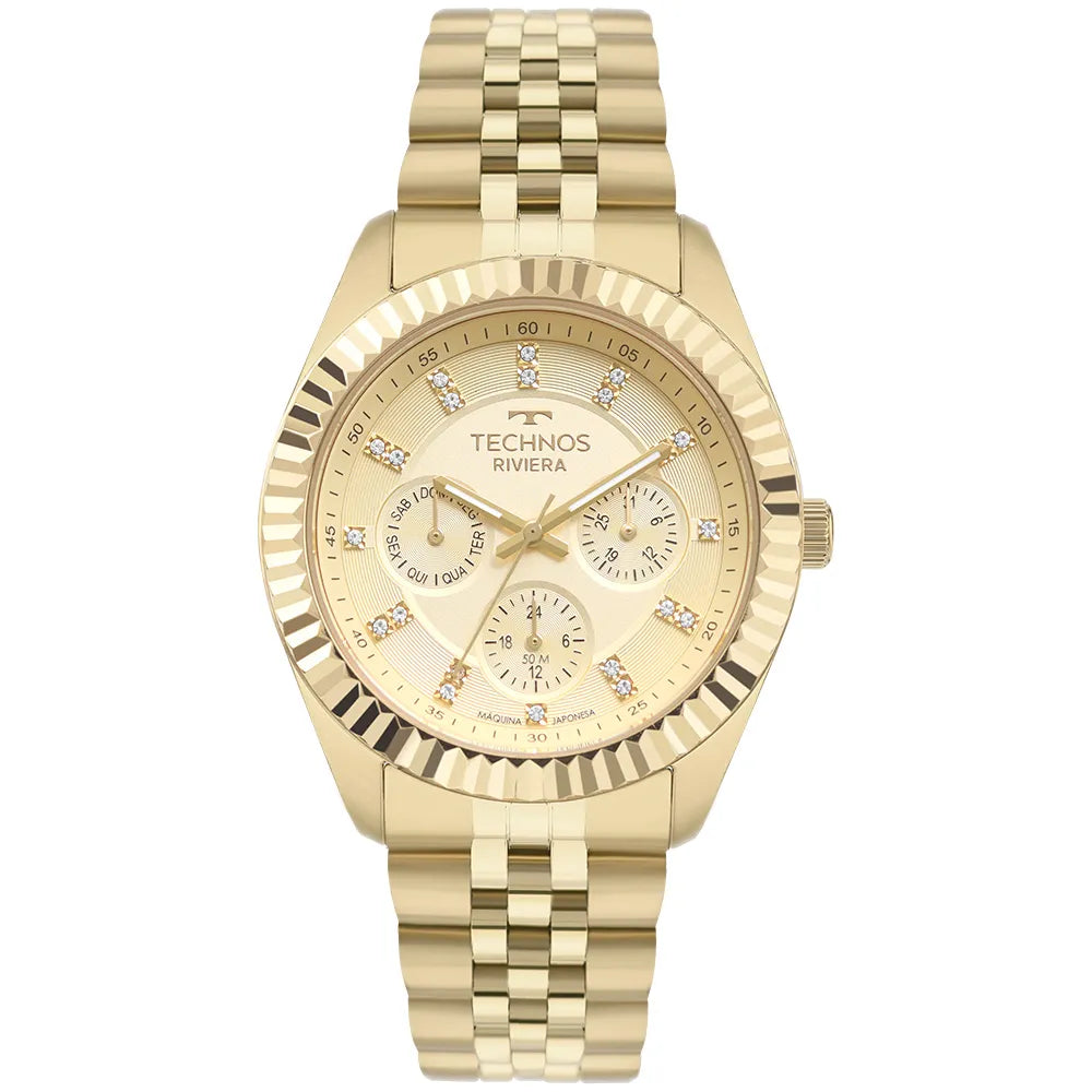 Technos Feminino Riviera Dourado