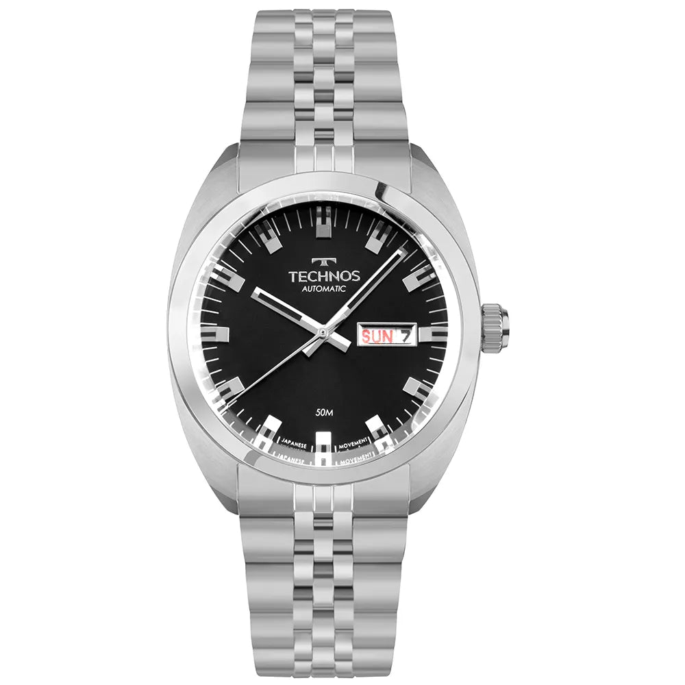Technos Masculino Automatico Prata