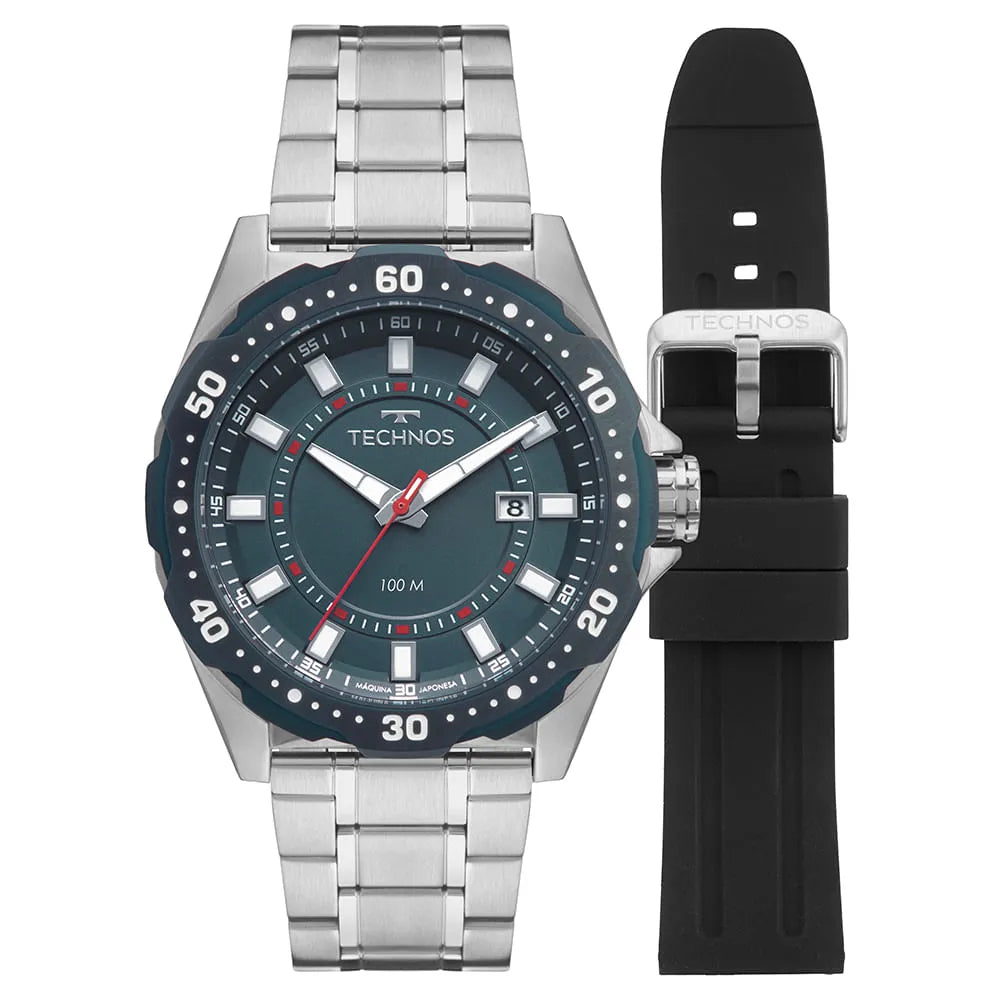 Technos Masculino Racer Premium Bicolor