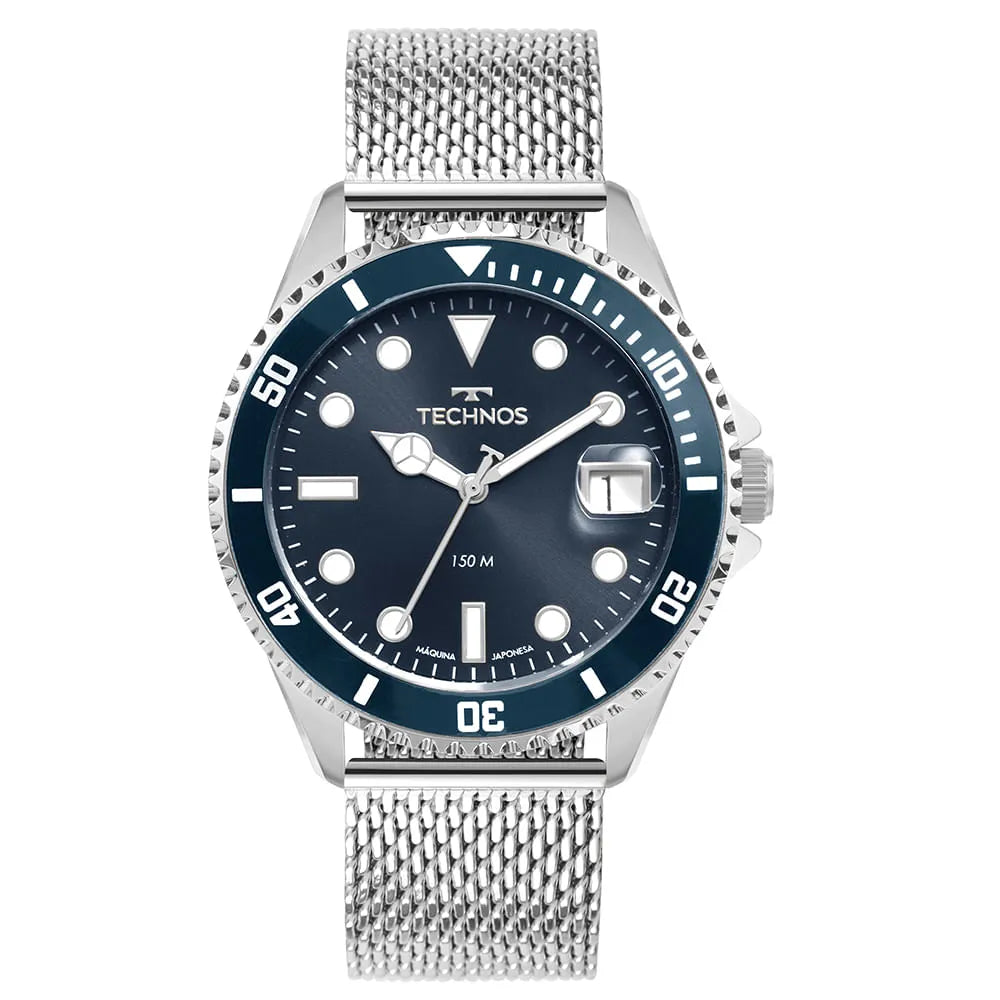 Technos Masculino Acqua Prata