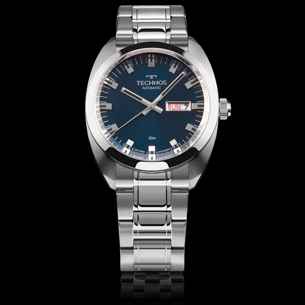 Technos Masculino Automatico Prata