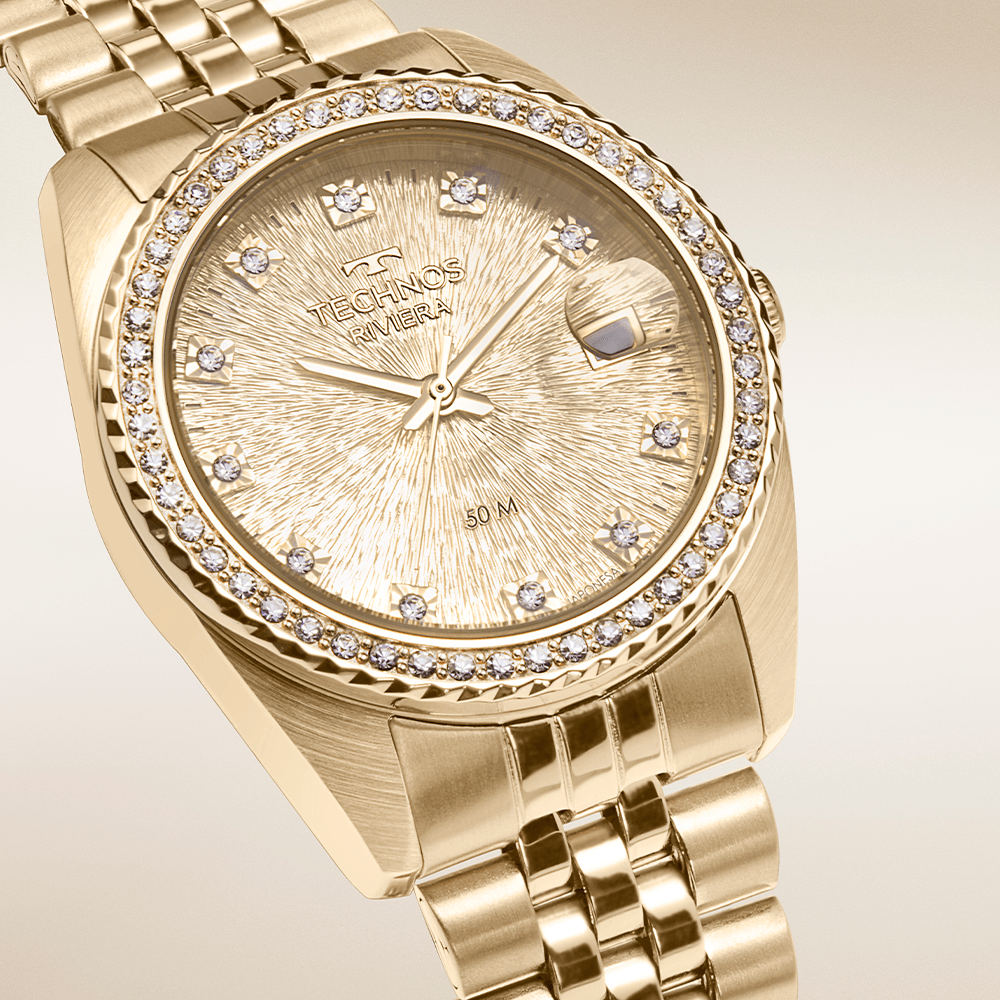 Technos Feminino Riviera Dourado